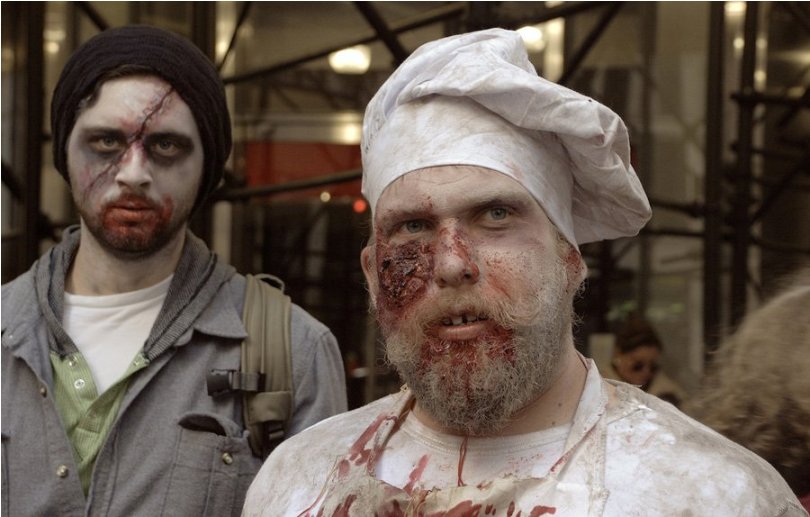 Парад зомби в Нью-Йорке 2010