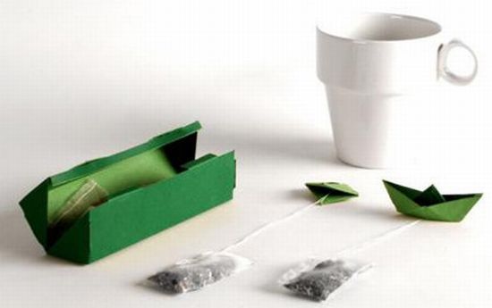 Креативные пакетики чая
