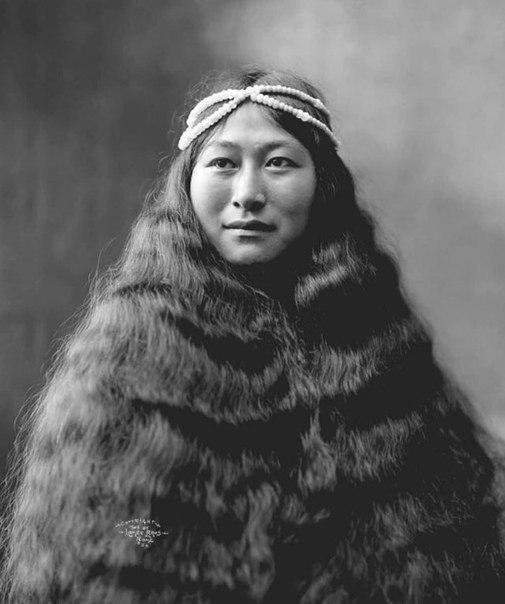 Красота по-эскимосски. Портрет женщины-инуитки. Ном, Аляска, 1903 год.