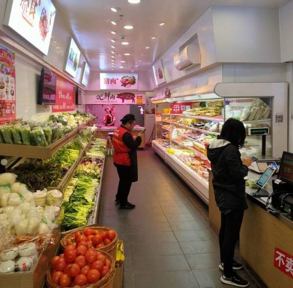 Сеть супермаркетов, где после 19:00 каждые полчаса стоимость продуктов понижается на 10 %