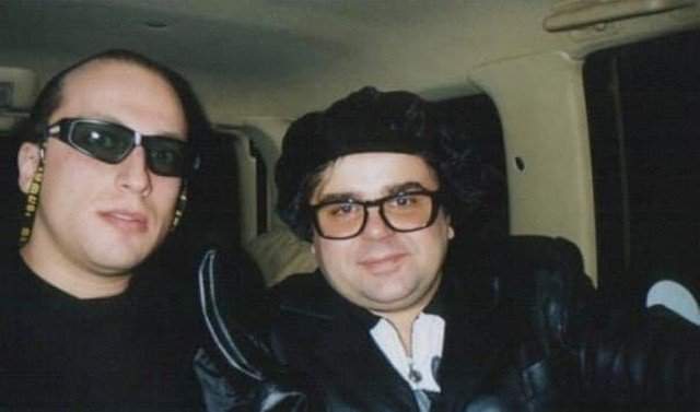 Молодой Дмитрий Нагиев и Сергей Рост, 1998