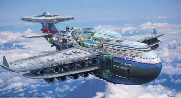 Как в 1970-х годах представляли авиалайнеры будущего