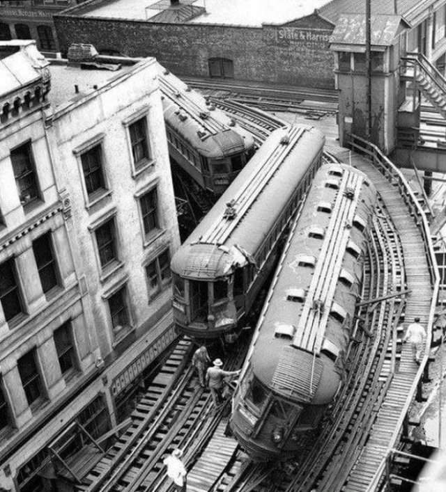 Авария на железной дороге в Чикаго, 24 мая 1953 года.