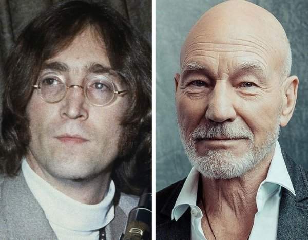 Джон Леннон и Патрик Стюарт родились в 1940 году