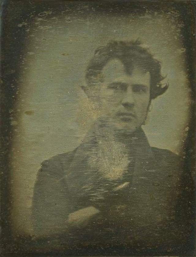 Самое первое известное селфи, 1839 год.