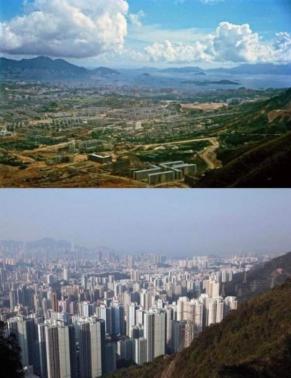 Гонконг в 1964-м и 2016 году