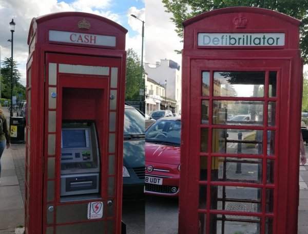 Старые телефонные кабинки в Великобритании переоборудуют для других целей