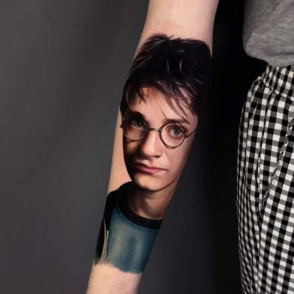 Впечатляющие татуировки в стиле портретного реализма