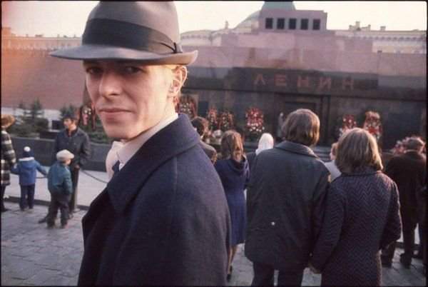 Дэвид Боуи на Красной площади в Москве, 1976