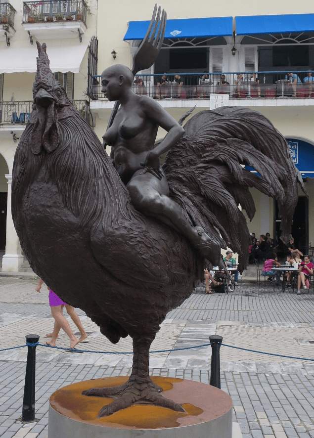 Скульптура «Фантастическое путешествие» в Гаване