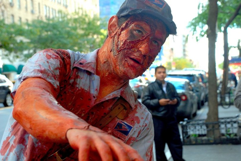 Парад зомби в Нью-Йорке 2010