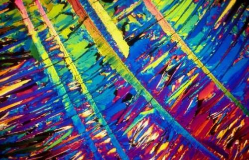 Алкоголь под микроскопом, цветные фото