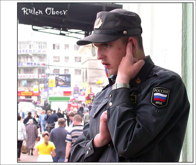 Мужественные лица российской милиции и ДПС