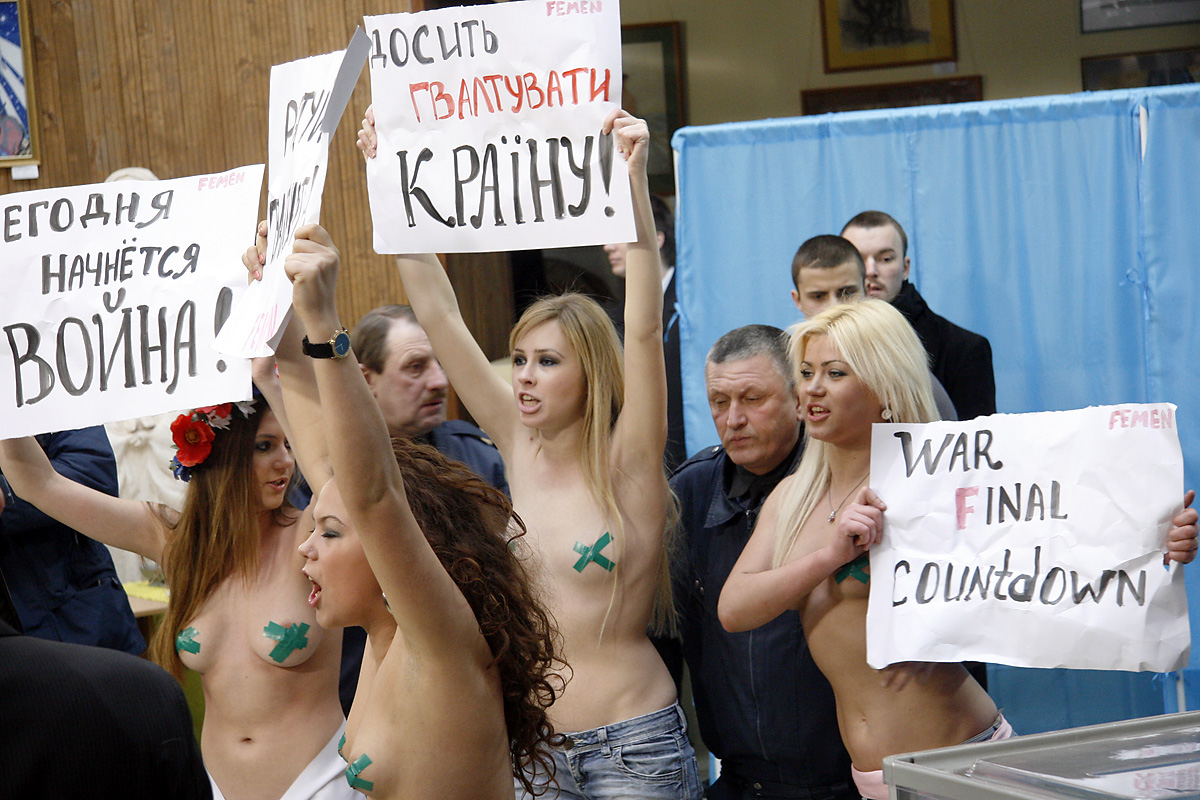 Фемен на выборах (Femen)