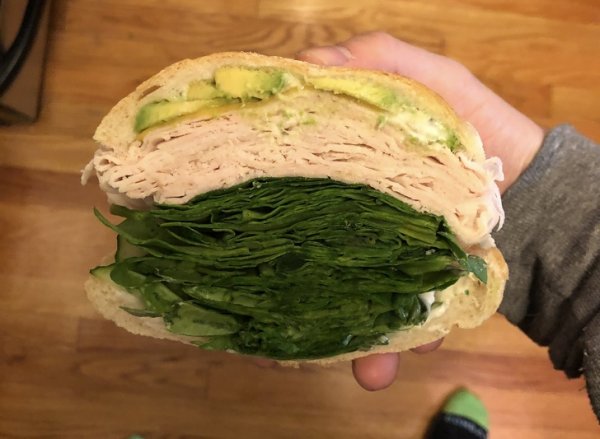 Сэндвич с капустой