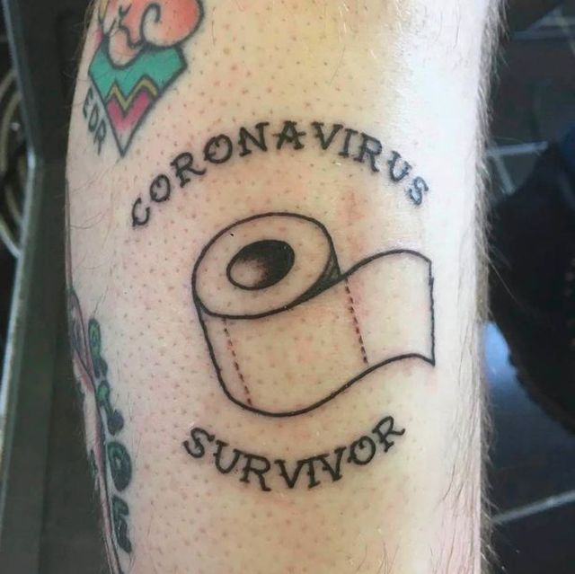 Татуировки про коронавирус