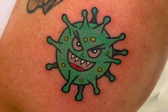 Татуировки про коронавирус