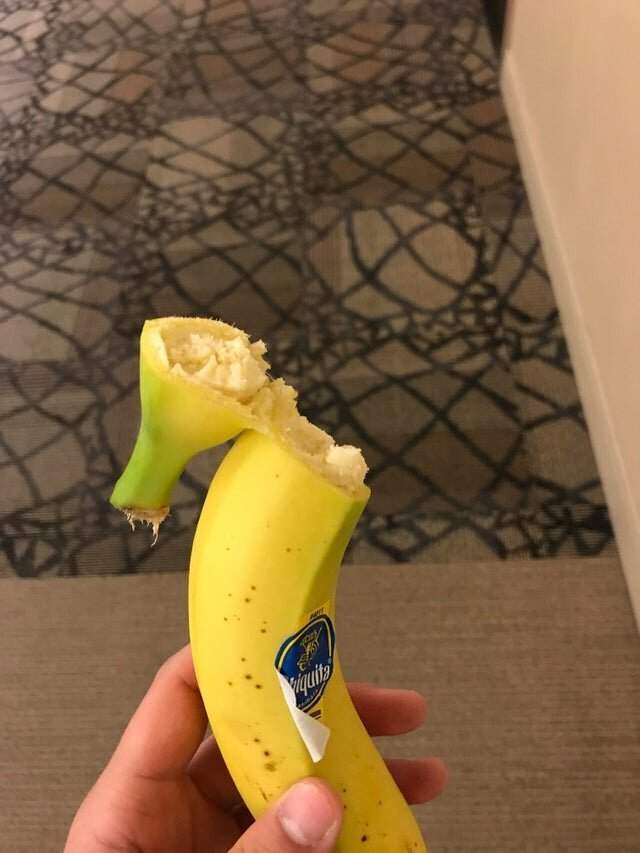 Не удалось раскрыть банан