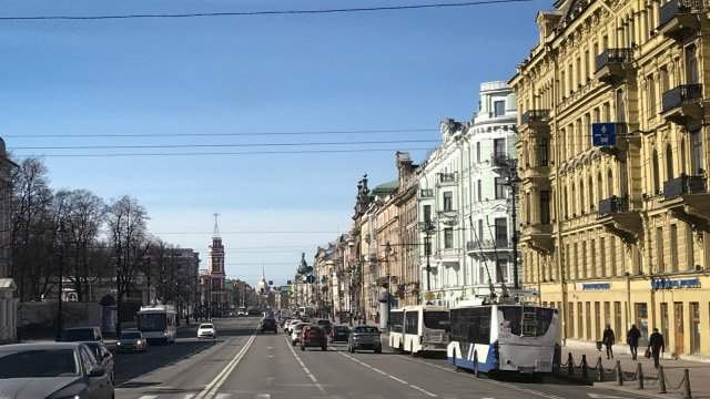 Опустевший Петербург в эпоху пандемии