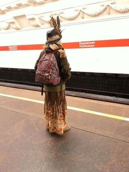 Модники из петербургского метро