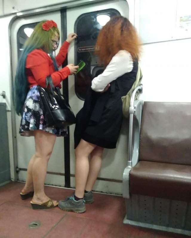 Модники из петербургского метро