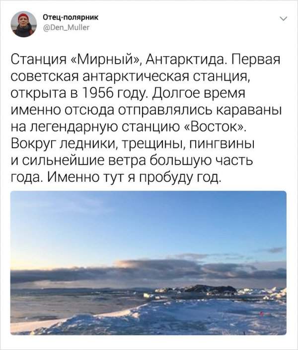 Подборка интересных твитов о жизни в Антарктиде