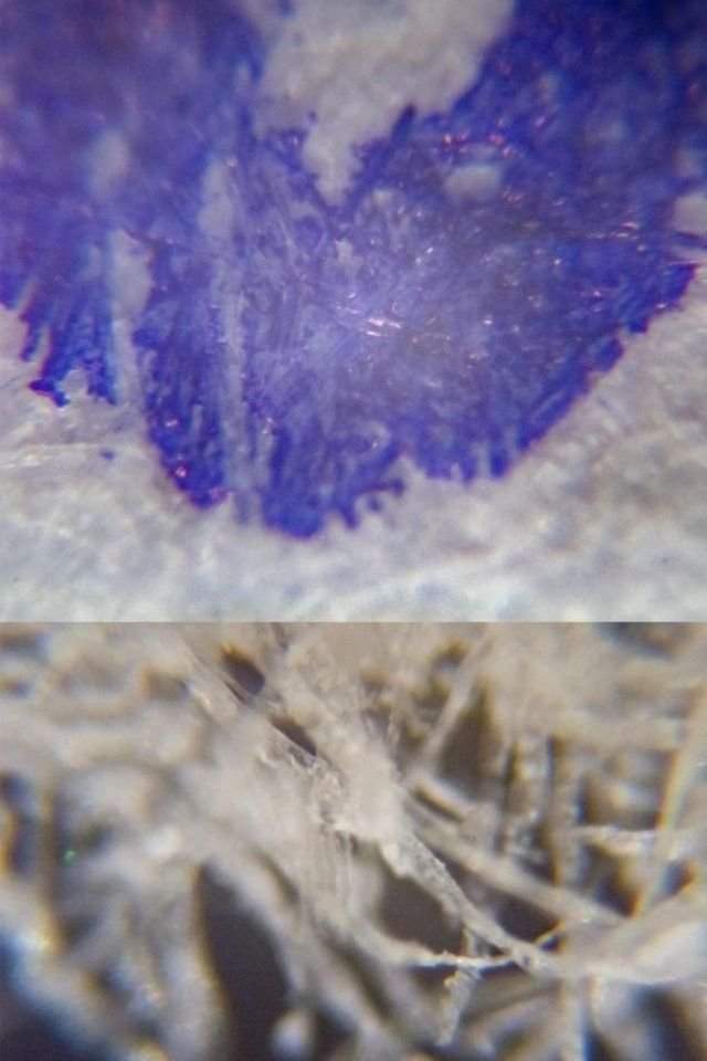 Как выглядит бумага под микроскопом