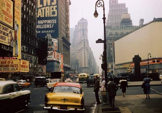 Атмосферные фотографии Нью-Йорка прошлого века