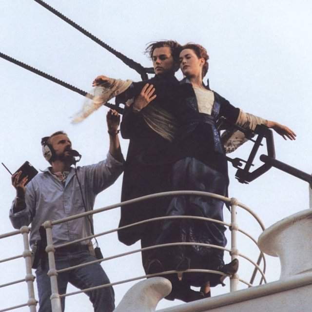 Архивные кадры съемок фильма &quot;Титаник&quot;