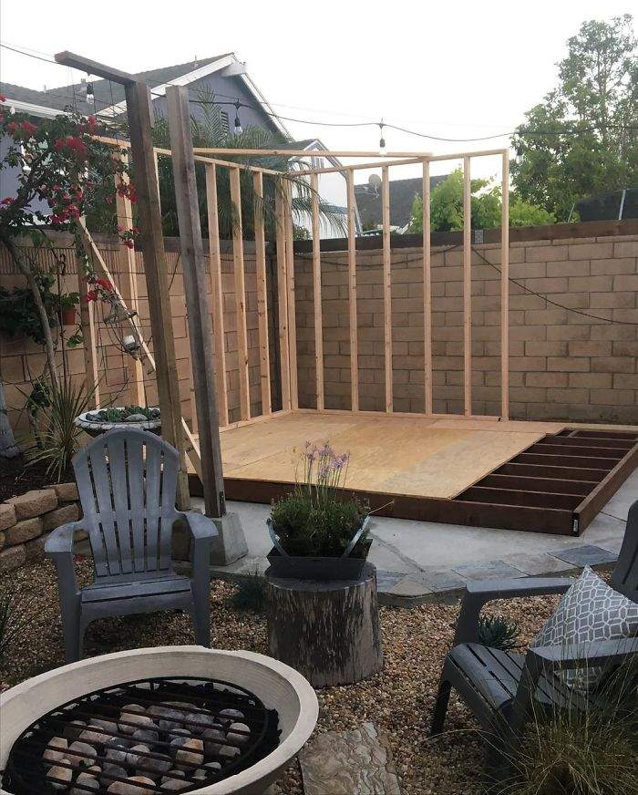 53-летний мужчина из Калифорнии построил на заднем дворе кофейню (12 фото)