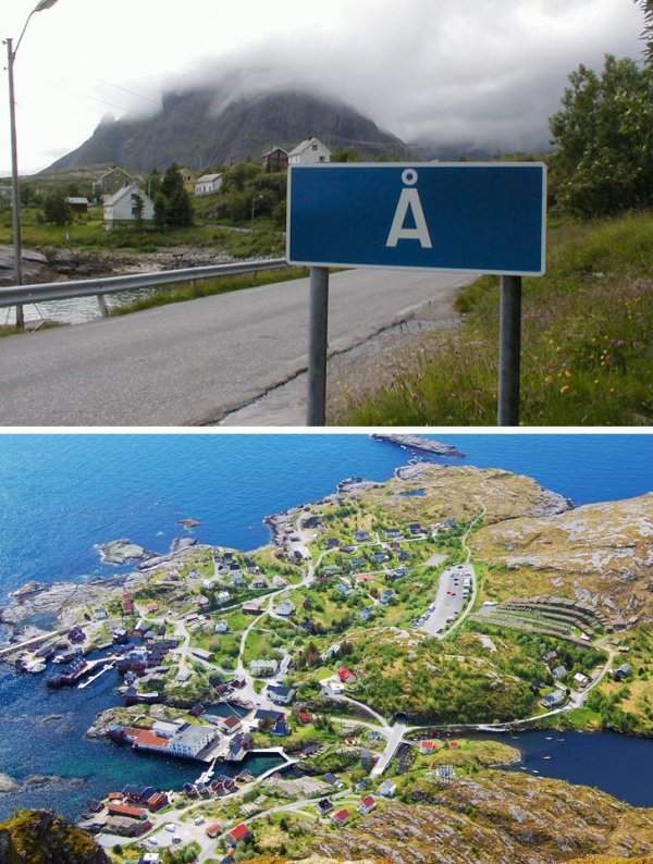 Деревня О в Норвегии