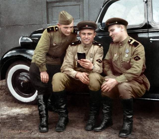 Фотографии СССР времен Великой Отечественной войны в цвете