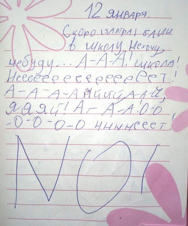 Записи из детского личного дневника