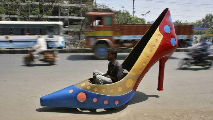 Транспорт женская туфля