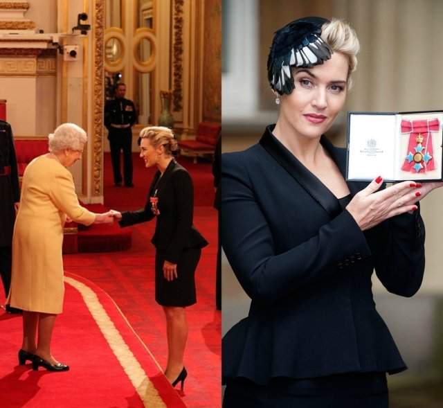 Кейт Уинслет принимает орден британской империи