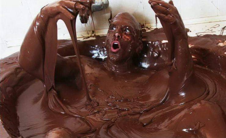 Ванна из шоколада