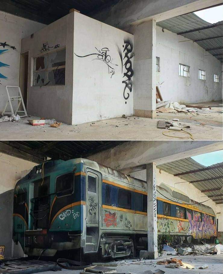 Креативное граффити