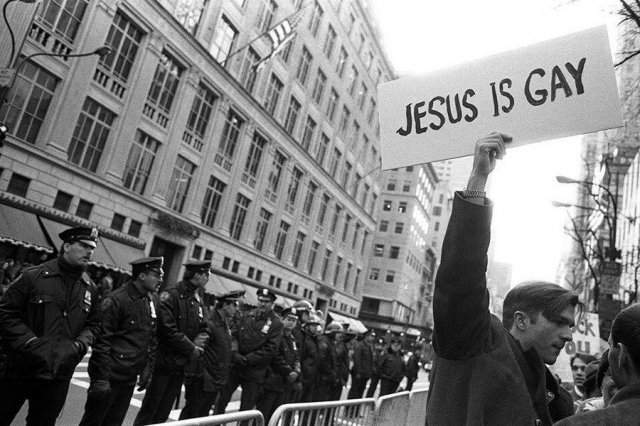 Иисус – гей. Демонстрация на Манхэттене, 1988 год