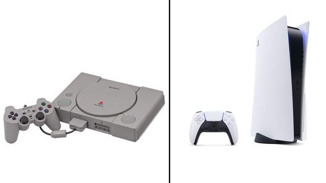 PlayStation в 1995 году и в 2020-м