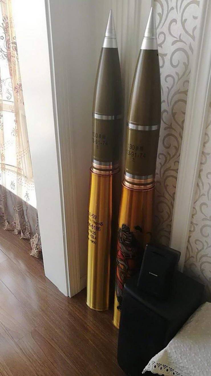 Ракеты в качестве декора дома