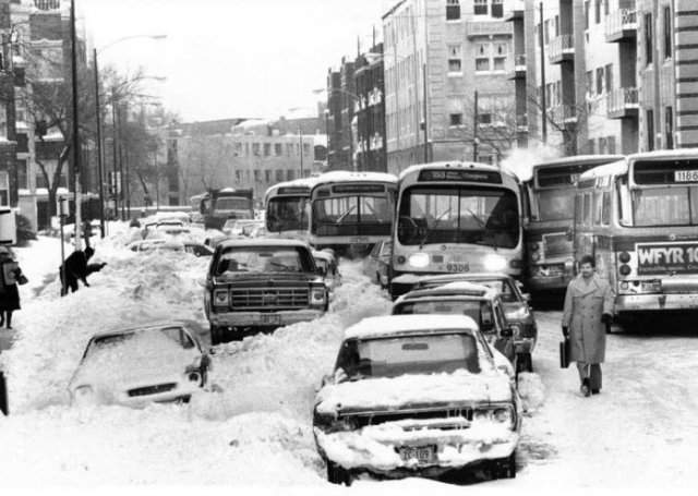 После снегопада, 1979 год, Чикаго, США