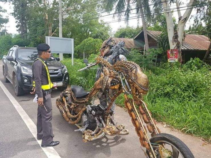 Необычный мотоцикл