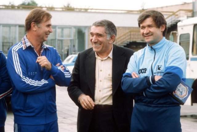 Виктор Тихонов, Армен Джигарханян и Владимир Юрзинов, 1984 год, Новогорск