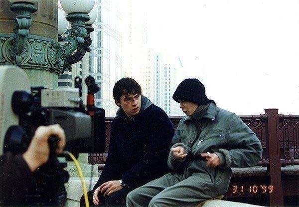Сергей Бодров и Дарья Лесникова на съёмках фильма «Брат 2». США, 1999 год.
