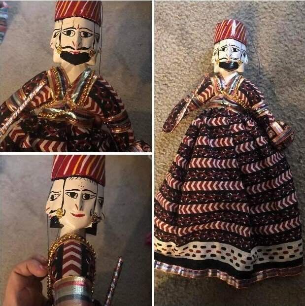 индийская кукла-марионетка