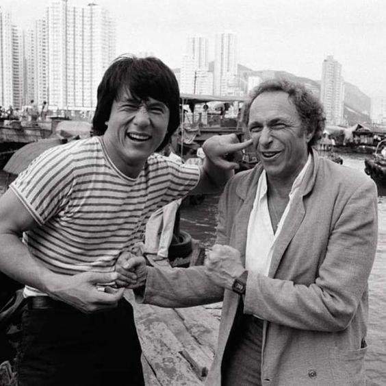 Джеки Чан и Пьер Ришар, Гонконг, 1985 год.
