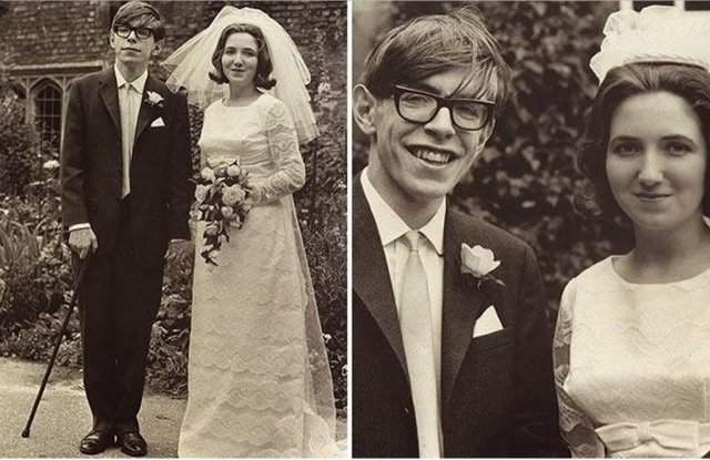 Свадьба Стивена Хокинга и Джейн Уайлд, 1965 год