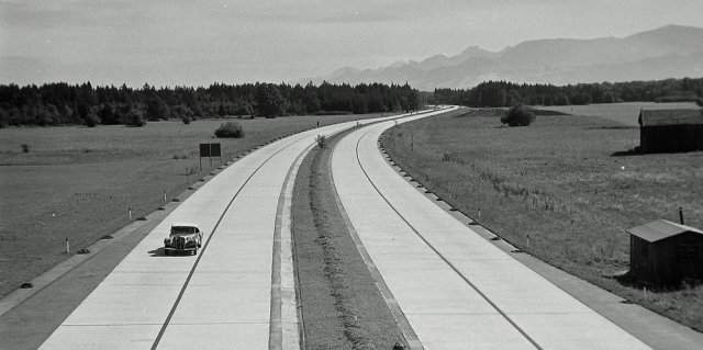 Автобан, Германия, 1937 год.