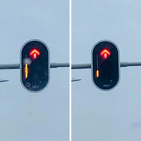 Светофор, который показывает водителям, сколько еще осталось ждать.