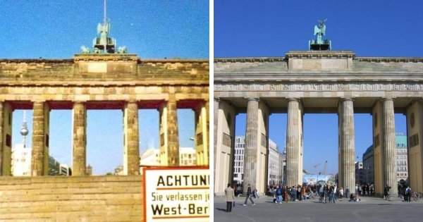 Бранденбургские ворота, Берлин (1976 и 2005 годы)